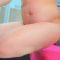 7101 28 weeks pregnant bump in pantyhose – Claricce